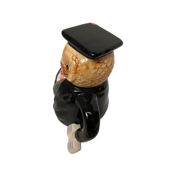 Vintage Beswick Ware Owl Teacher Teapot 6" x 7" Graduation Cap Book - Picture 9 of 9